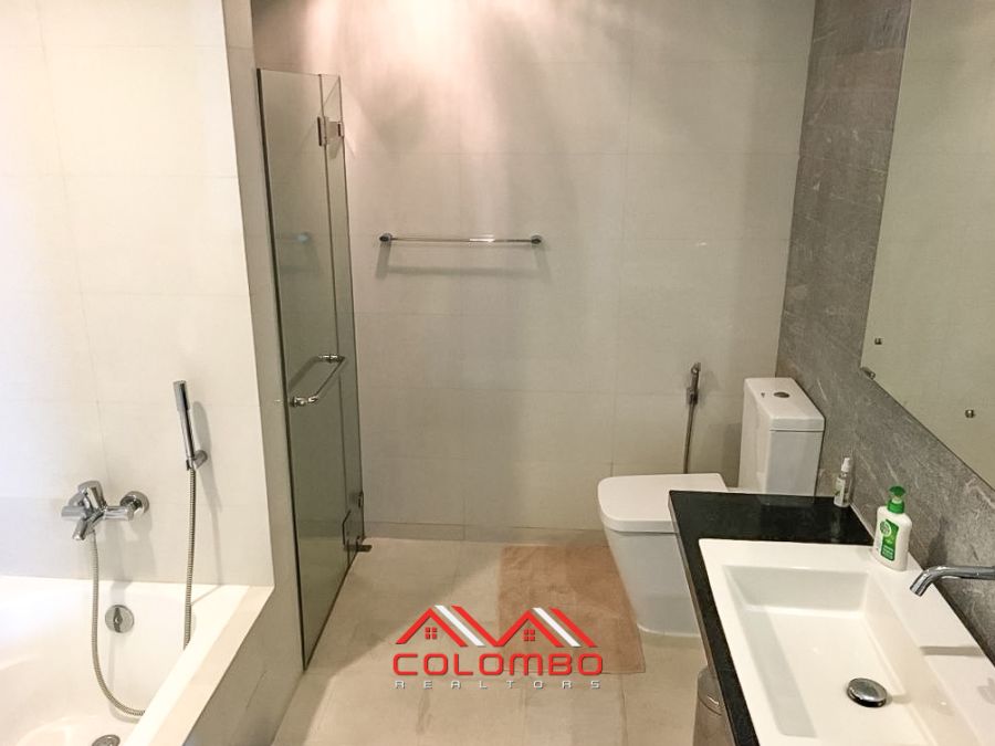 Modern Washrooms of Emperor Residencies 3 Bedroom Sea View Furnished Luxury Apartment for SALE in Colombo 3 by Colombo Realtors