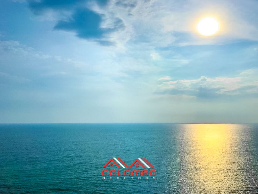 Beautiful Ocean View from Emperor Residencies 3 Bedroom Sea View Furnished Luxury Apartment for SALE in Colombo 3 by Colombo Realtors