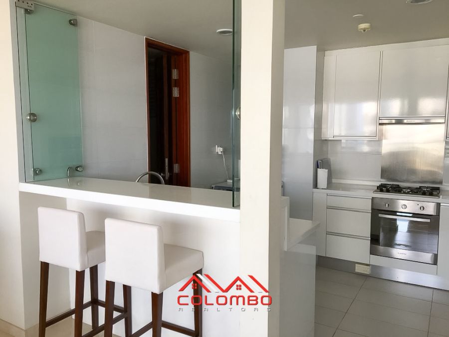 Modern Pantry Area of Emperor Residencies 3 Bedroom Sea View Furnished Luxury Apartment for SALE in Colombo 3 by Colombo Realtors