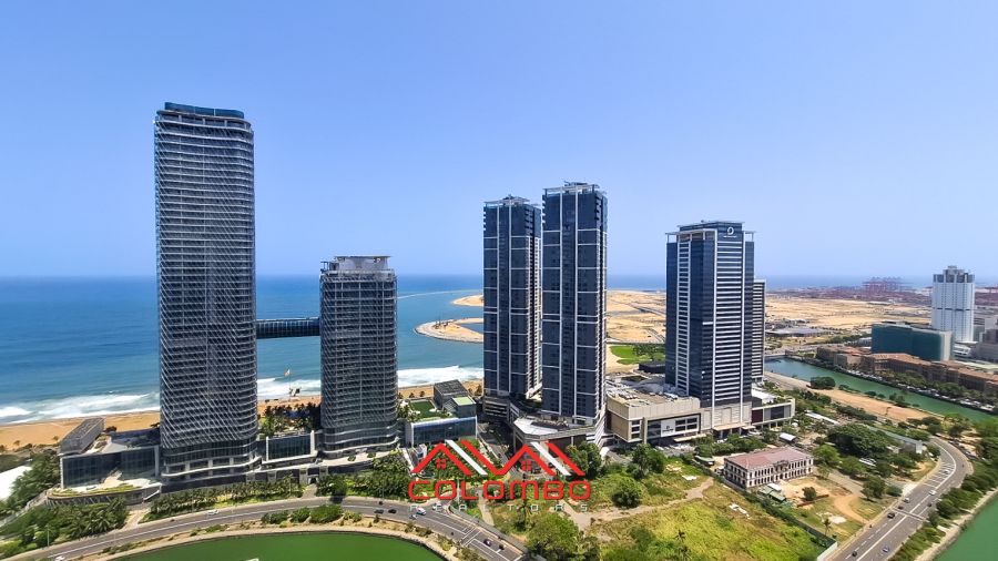 Luxury apartment 39th 40th 41st floors of Cinnamon Life, Colombo 02, offering stunning sea views for rent / lease. By Colombo Realtors, the Best Real Estate Company in Sri Lanka
