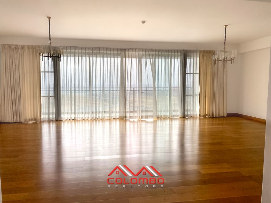 Living Room of Shangri-La One Galle Face Residence East Tower Apartment for Rent or Lease in Colombo 2 by Colombo Realtors