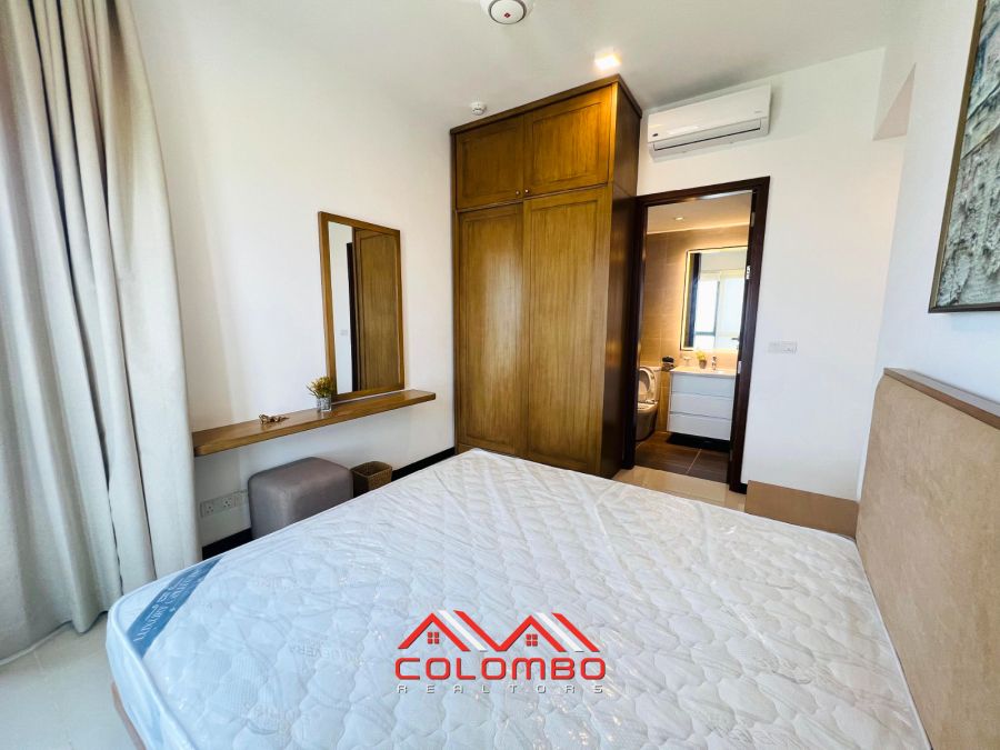 Bedroom of Tri-Zen Tower 1 Apartment for Rent or Lease in Colombo 2 by Colombo Realtors