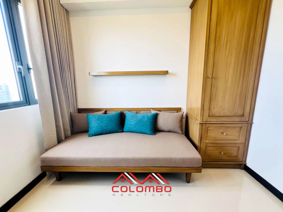 Bedroom of Tri-Zen Tower 1 Apartment for Rent or Lease in Colombo 2 by Colombo Realtors