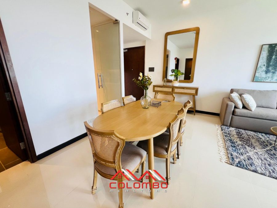 Dining Table of Tri-Zen Tower 1 Apartment for Rent or Lease in Colombo 2 by Colombo Realtors
