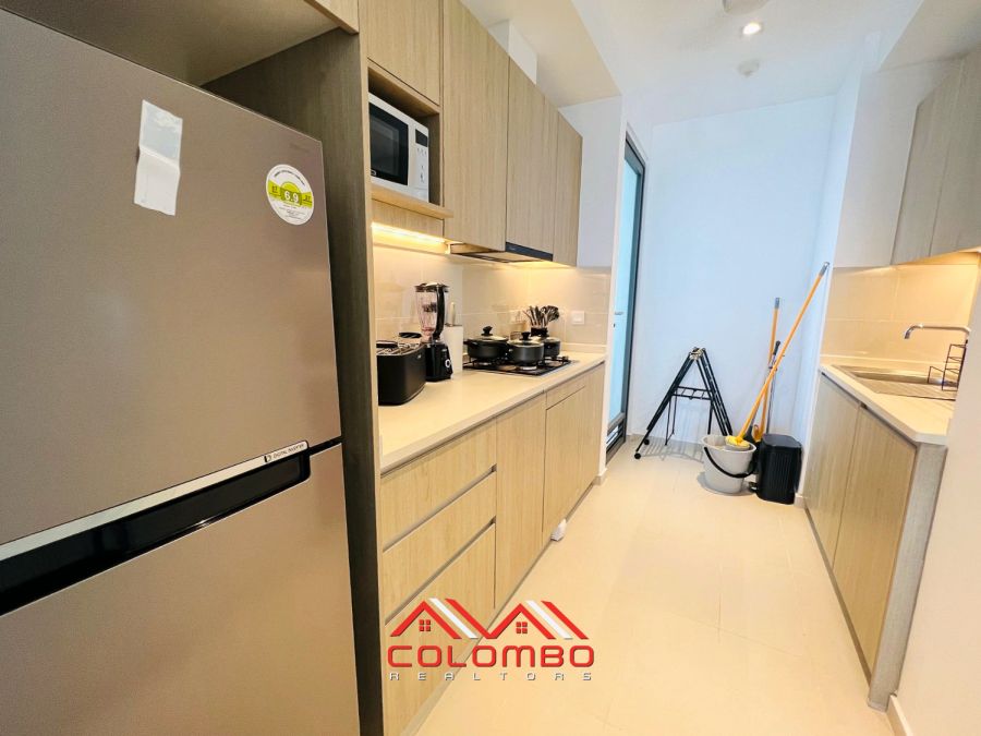 Modern Kitchen Pantry of Tri-Zen Tower 1 Apartment for Rent or Lease in Colombo 2 by Colombo Realtors