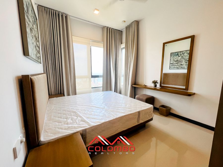 Bedroom of Tri-Zen Tower 1 Apartment for Rent or Lease in Colombo 2 by Colombo Realtors