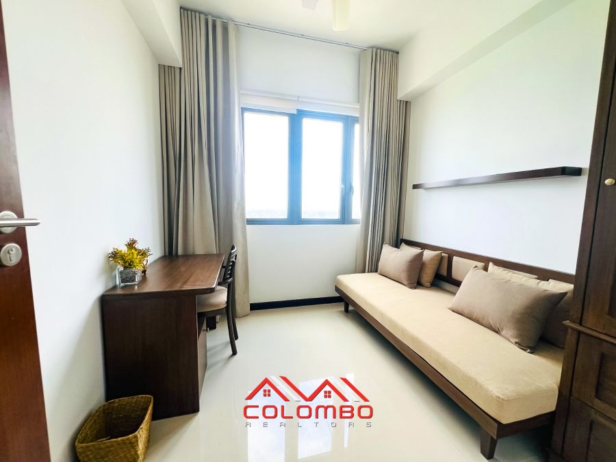 Study of Tri-Zen Tower 3 Type C5 Apartment for Rent or Lease in Colombo 2 by Colombo Realtors