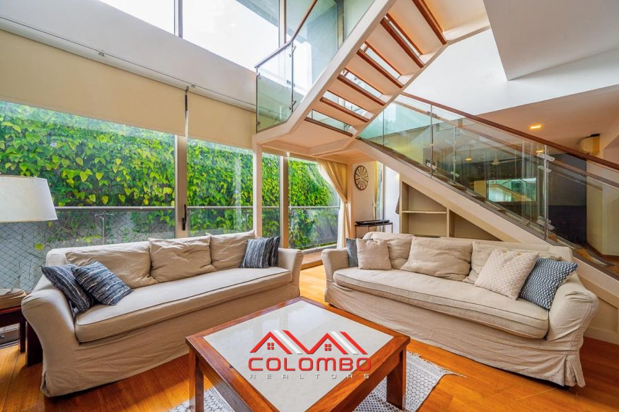 Living Room of 7TH SENSE Duplex 3 Bedroom 3003 sqft Luxury Apartment for SALE in Colombo 7 by Colombo Realtors