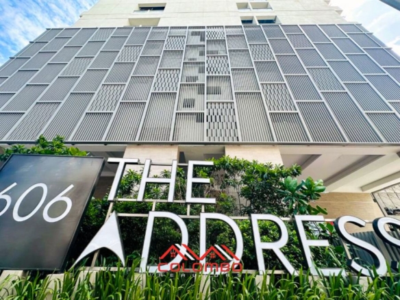 606 The Address Tower Apartment for Rent or Sale in Colombo 3 by Colombo Realtors