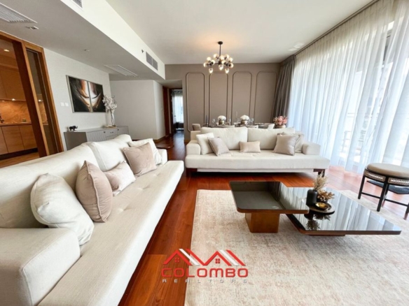 One Galle Face Shangri La Fully Furnished Sea View Apartment in the West Tower for rent or lease offered by Colombo Realtors Real Estate Company in Sri Lanka.